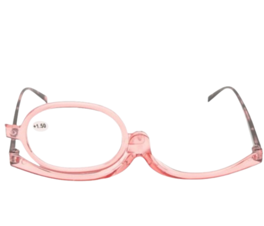 Magnifying Eye Makeup Glasses with Flip Lens