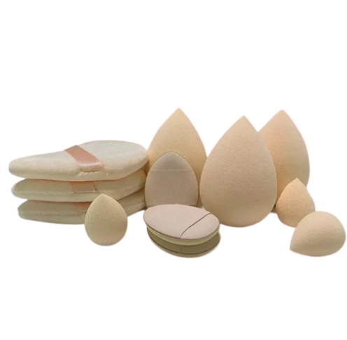 Make-up Puffs & Blending Sponges, 12 pcs.