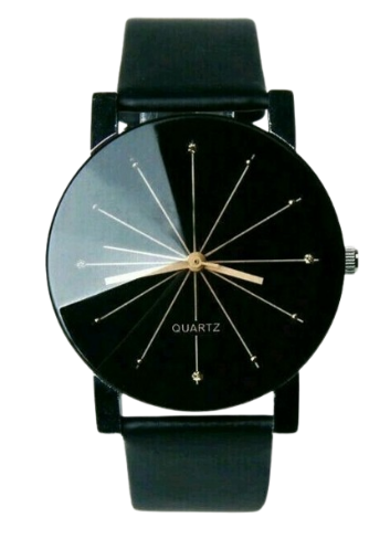 Men's Analog Watch, Black